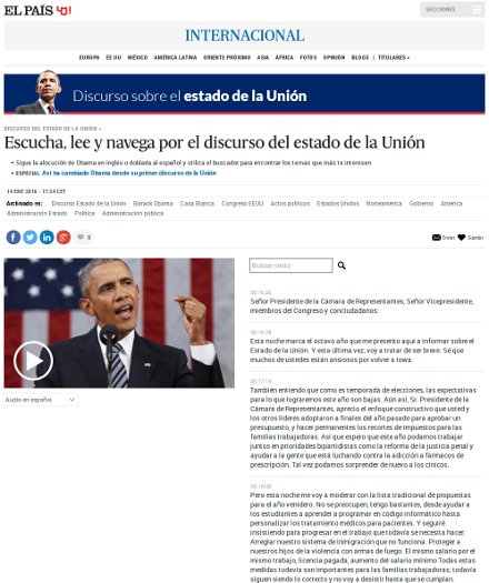 Captura de pantalla del discurso de Obama